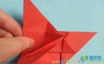 简单花的折纸图解
