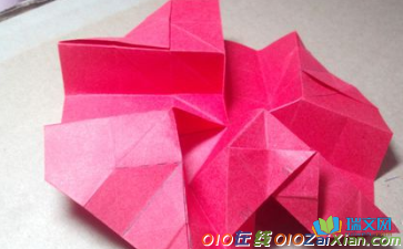 怎么用纸折玫瑰花图解步骤