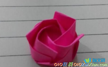 正方形纸折玫瑰花图解简单又漂亮