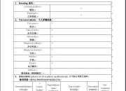 英文簡歷word模板