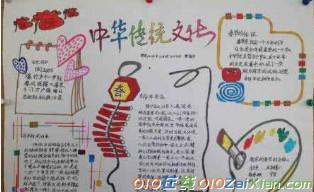 中国传统文化的手抄报
