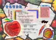 注意食品安全手抄報
