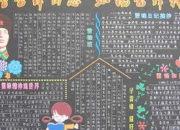 學雷鋒樹新風黑板報