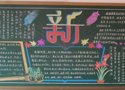 好看的高中黑板報