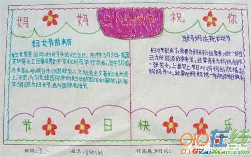 小学妇女节手抄报资料