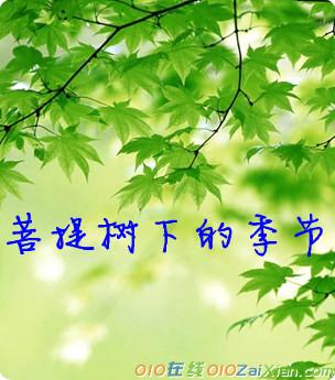 菩提树下的季节散文诗