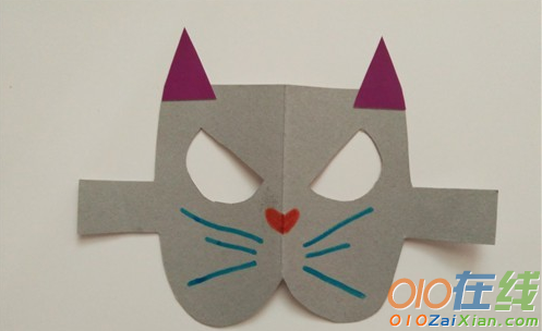 小猫面具制作方法