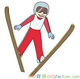 幼儿园人物美术教案《跳台滑雪运动员》教案
